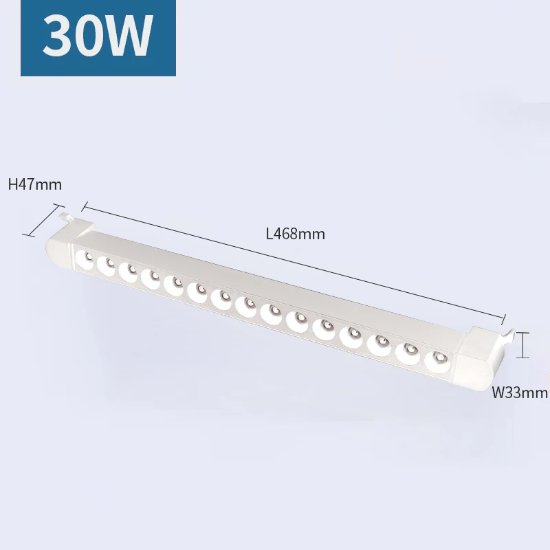 ตัวเลือกสินค้า โคมไฟ LED ติดตามราง 220V 10-30W ประหยัดไฟ แสงสว่างดี