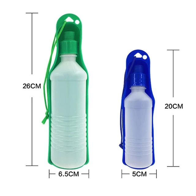 Dog Water Bottle Folding Drinker Plastic Portable Water Bottle Pets Outdoor Travel Drinking Water Feeder Bowl for Dogs 6