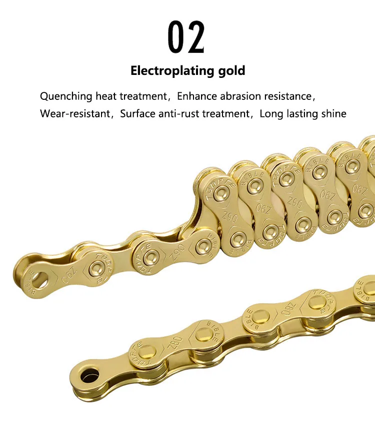 ENLEE Mountain Bike Road Bike Chain 8 9 10 11 12-Speed