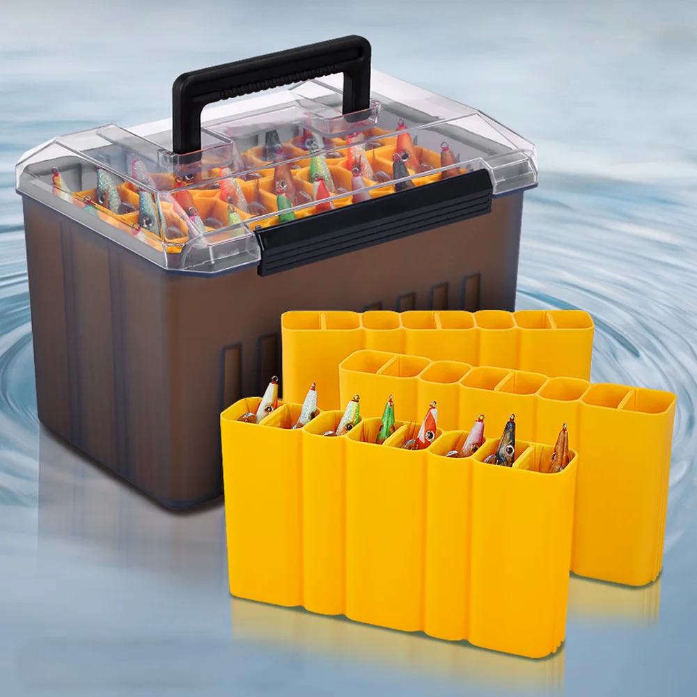 Plastic Fishing Storage Box Organizer with 24 Compartments