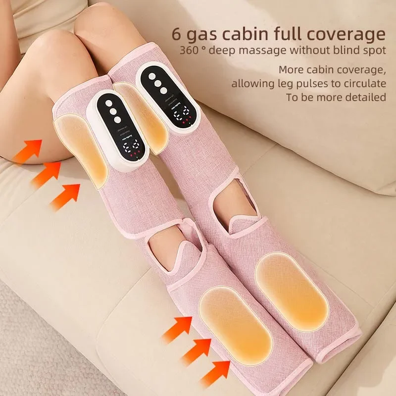 Rechargeable Leg Massager with Air Pressure and Kneading