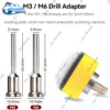M3 M6 M10 M14 Hex Connecting Adapter Thread Conversion Rod Electric Drill Angle Grinder Screw For Backing Pad Polishing Disc 2