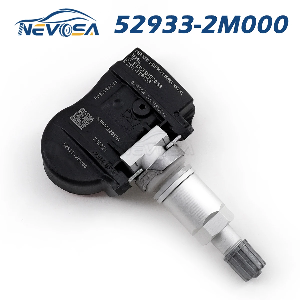 

Nevosa 52933-2M000 TPMS For Hyundai Accent Elantra Touring Genesis Coupe Sonata Kia Optima Sorento Forte Soul 529332M000 315MHz