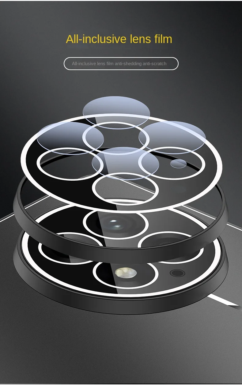 Hard Matte Phone Case with Ring Stand and Lens Protection