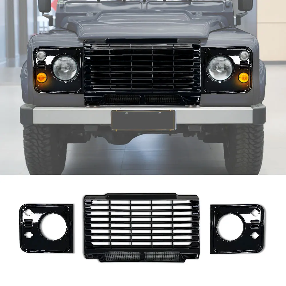 Autoteile Auto Styling Auto Erbe Frontgrill für klassische Land Rover  Defender 90 110 Fahrzeug