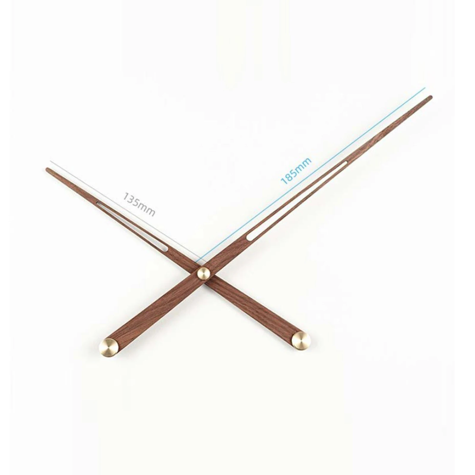 LOVIVER Aiguilles D'horloge Pièces Jointes Composants Remplacement Noyer Noir Horloge Murale Durable Pointeur Pour Horloges Mécanisme Horloge Ménage