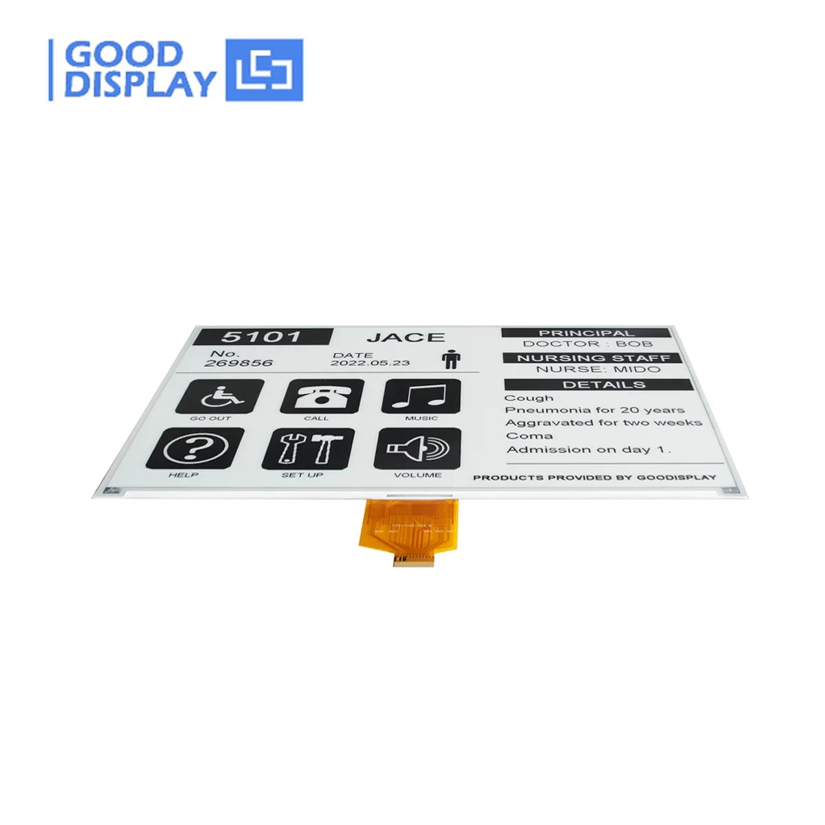 Big E-paper Screen 10.2 Inch E-Ink Display B/W SPI interface, GDEM102T91