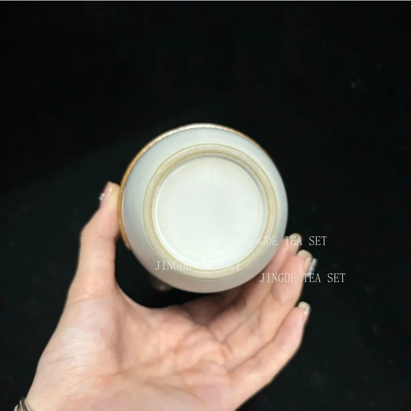 Chinese Ceramic Fair Cup Anti-scalding Tea Divider Cha Hai Handmade Teacup Tradition Tea Set Accessories Home Drinkware 240ml