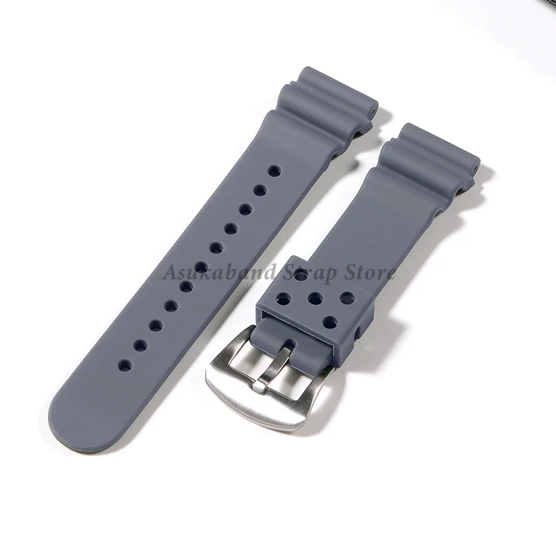 20 mm 22 mm weiches Silikonarmband Gummi-Uhrenarmbänder für Seiko SKX007 009 Diving 007 Herren Damen Universelles wasserdichtes Sportarmband – Detail 9