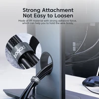 Toocki Cable Organizer Wire Winder USB Cable Management Protector Earphone Mouse Cord Ties Phone Accessory for iPhone Samsung 2