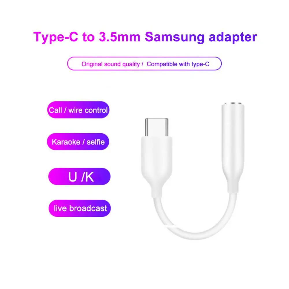 USB Type C to 3.5mm Female Headphone Jack Adapte(2pc), USB C to Aux Audio