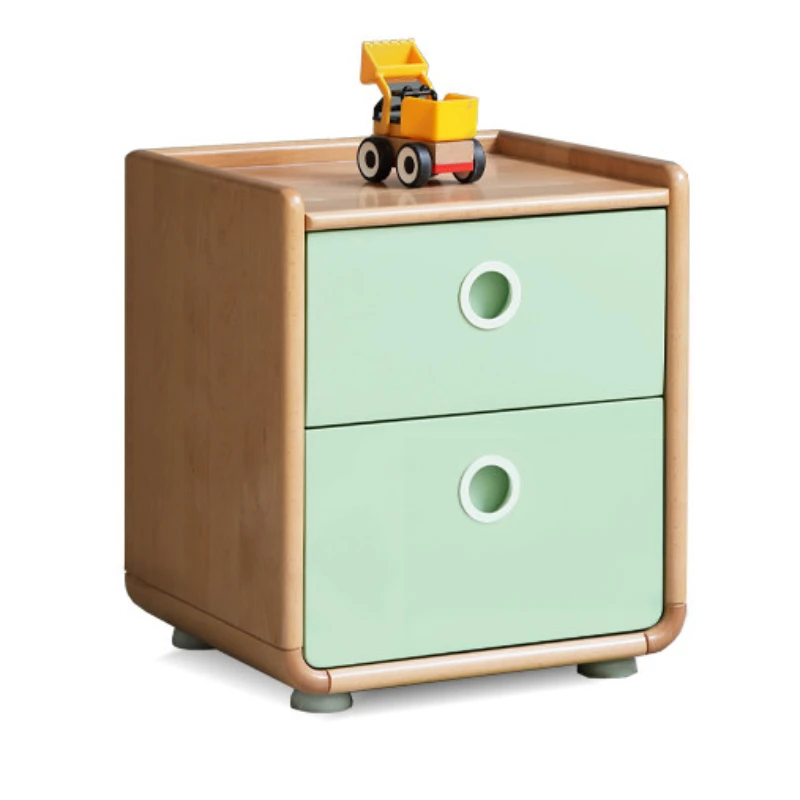 Small Luxury Children Nightstands Designer Nordic Children Nightstands Filing Cabinet Storage Children Furniture RR50CN images - 6