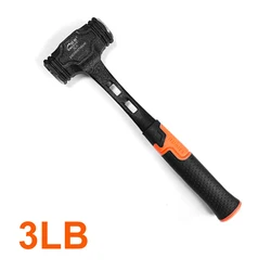 Heavy - Duty Octagon Hammer with Soft Grip for Construction and Demolition (3LB)