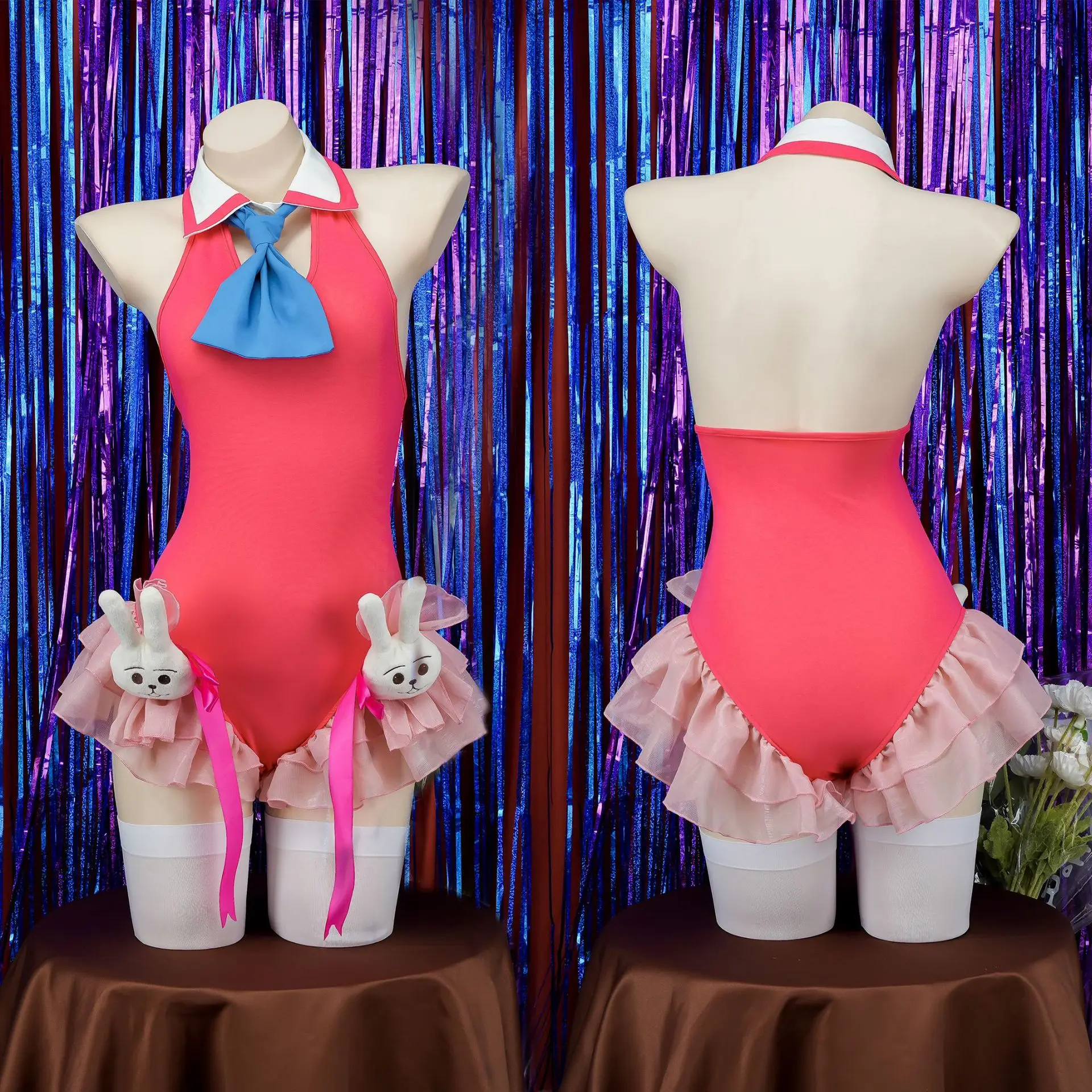 

Anime OSHI NO KO Hoshino Ai Cosplay Costumes Women Kawaii Rabbit Bodysuit Swimsuit Role Play Underwear Anime clothing
