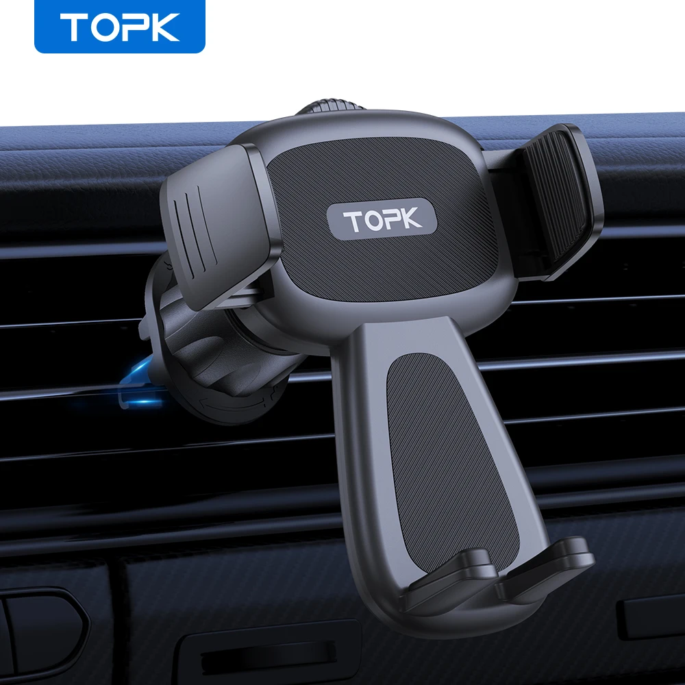 Car Phone Holder Mount for Vent Military Sturdy Metal Clip Air Vent Phone Holder