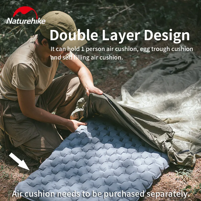 Naturehike Camping Hammock Swing With Mosquito Net 1 Person 200kg Bearing 300x140cm Outdoor Ultralight Hanging Bed Equipment