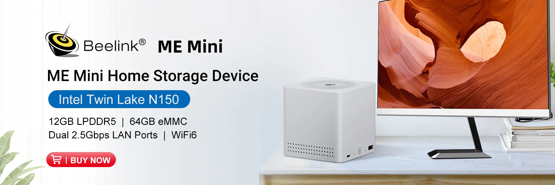 Beelink Min S12 Windows 11 Home Mini PC Intel 12th Gen N95 DDR4 8GB 256GB 12GB 256GB SSD 2.4G&5G Dual Wifi 1000M BT5.2 NVME