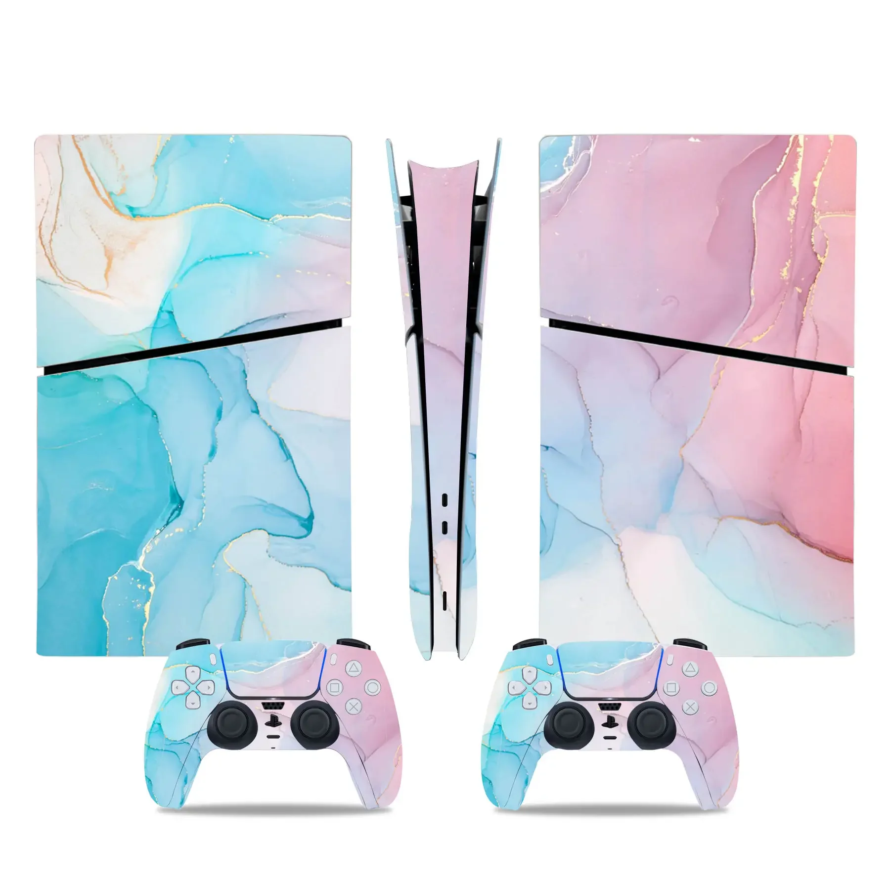 Per Ps5 Slim Digital Console Skin Cover Sticker Set Completo Decalcomania Pellicola Protettiva Antigraffio Per Ps5 Slim Digital