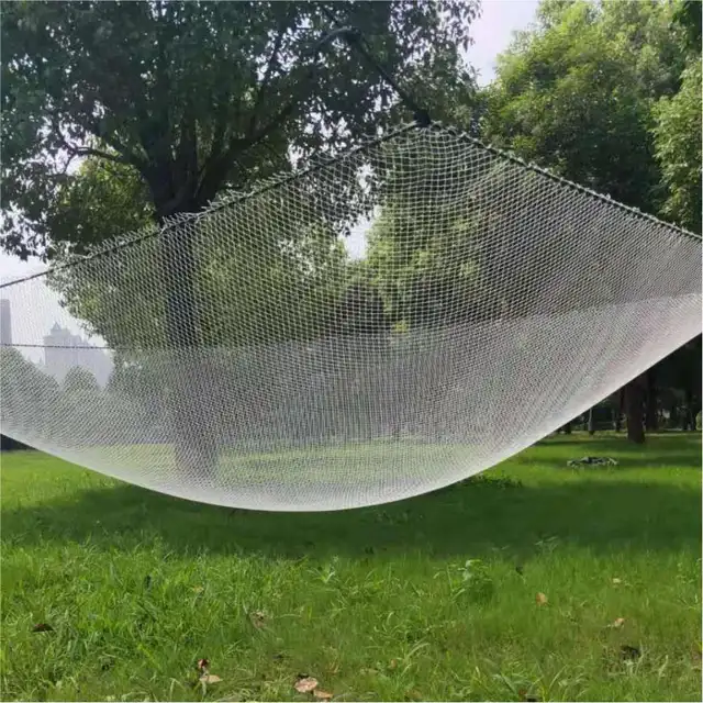 White Fishing Net Nylon Netting Trawl Pull Net Garden Fence Net Safety Net Anti Bird Falling Nets Crops Protective Child Cat Dog 5