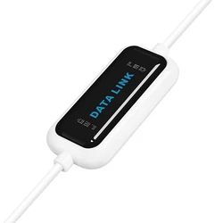 High - Speed USB Data Transfer Cable for Easy File Sharing Between Computers (White)