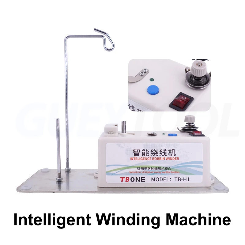 

Портативная автоматическая машина для быстрой обмотки, электрическая швейная машина, интеллектуальная стойка для резьбы, намотка с сердечником для вышивки