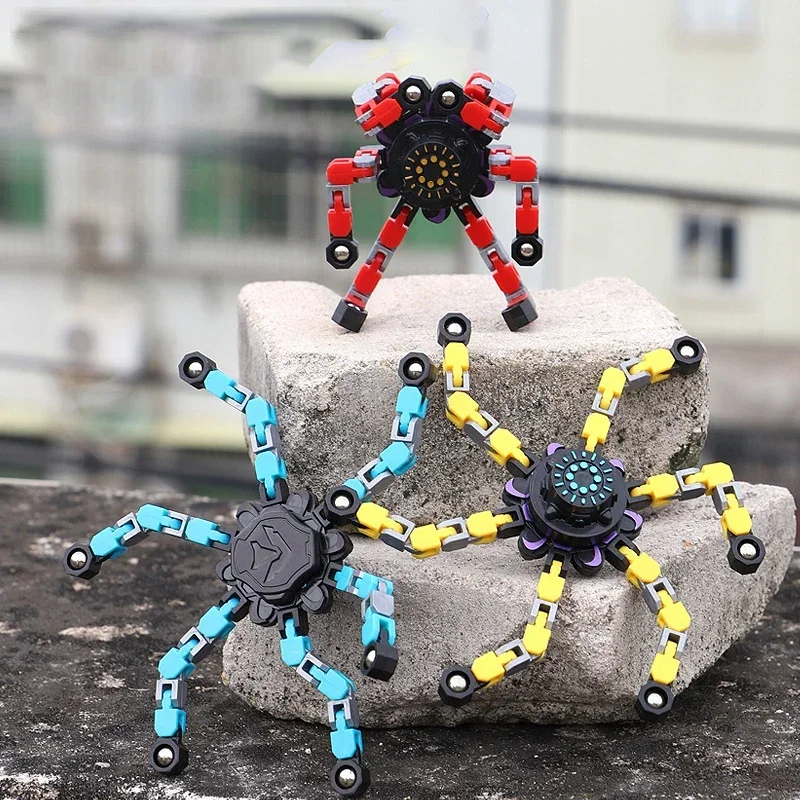 Deformed Fidget Spinner Chain Toys For Children Antistress Hand Spinner Vent Toys Adult Stress Relief Sensory Gyro Gift 2