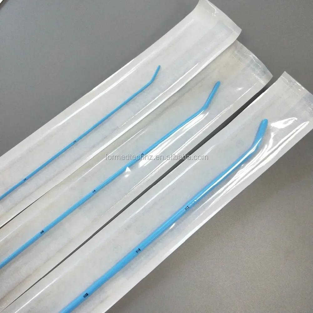 General medical supplier PE material endotracheal tube bougie introducer curved tip