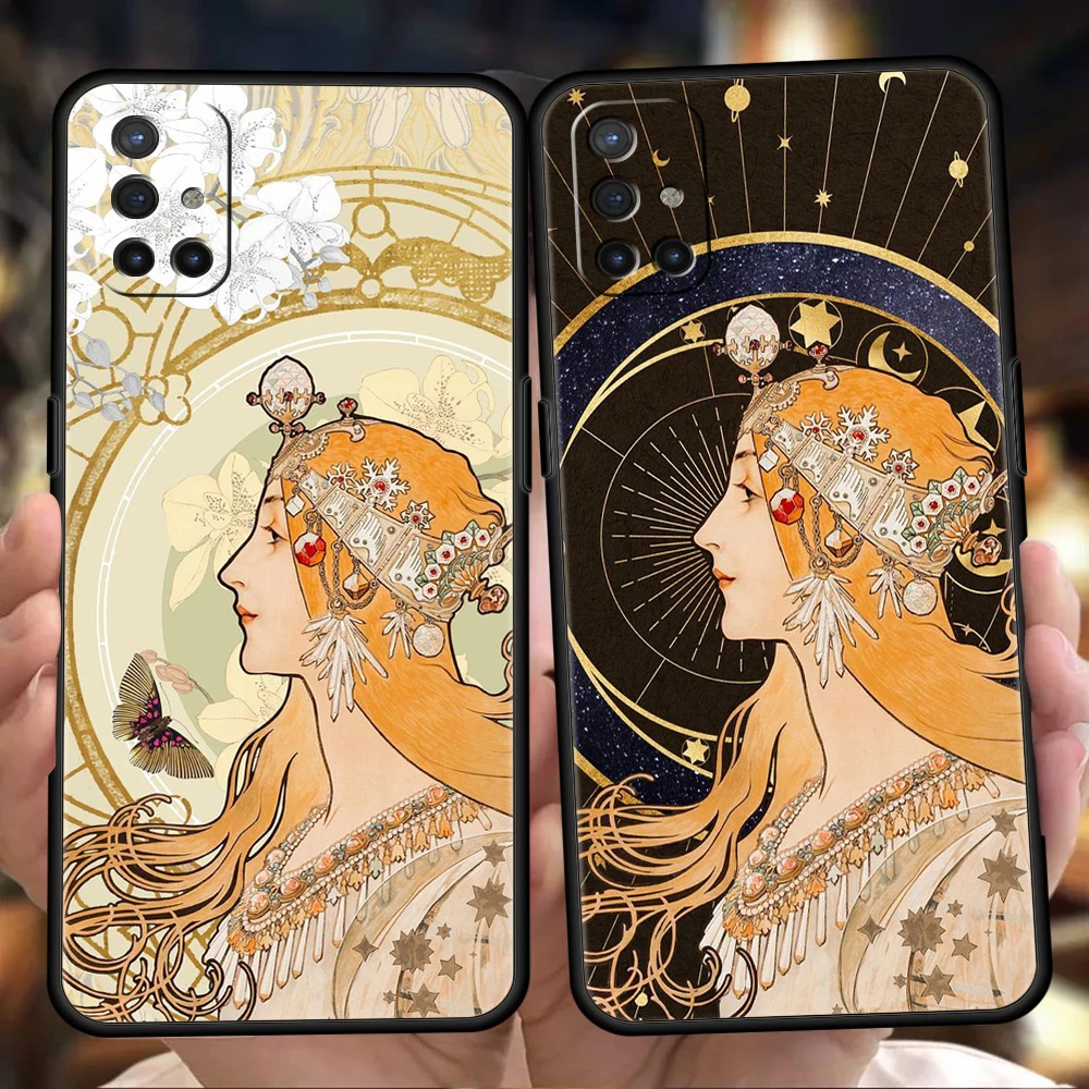 Alphonse Mucha Art Poster Soft TPU Phone Case Cover