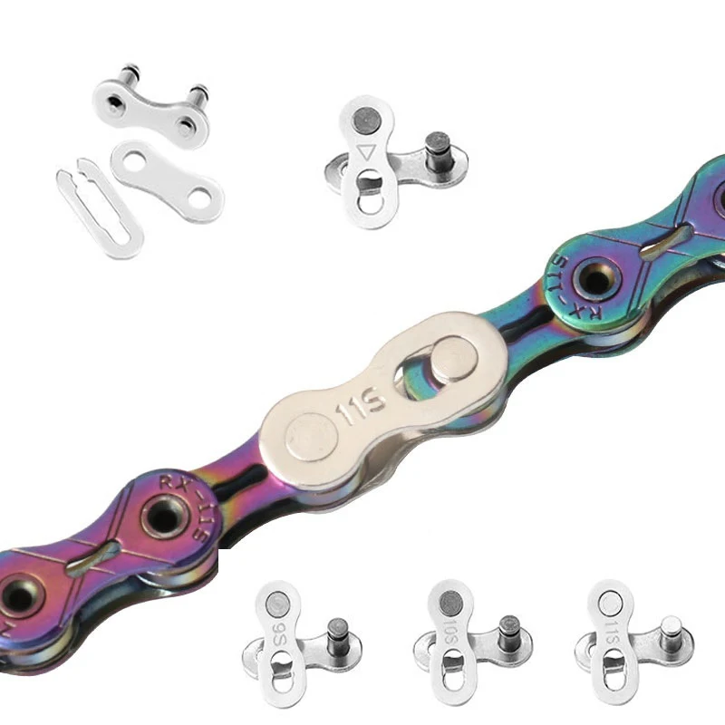 MTB Road Bike Chain Quick Link Bike Chain Missing Quick Connector Connecting Master Link for 1 6 7 8 9 10 11 12S Speed bicycle chain connector