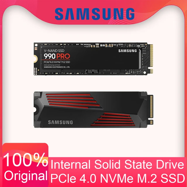 SAMSUNG 990 PRO with Heatsink SSD 1TB 2TB 4TB PCIe Gen 4.0x4 Solid State  Drive NVMe 2.0 M.2 2280 Internal SSD for Desktop Laptop - AliExpress
