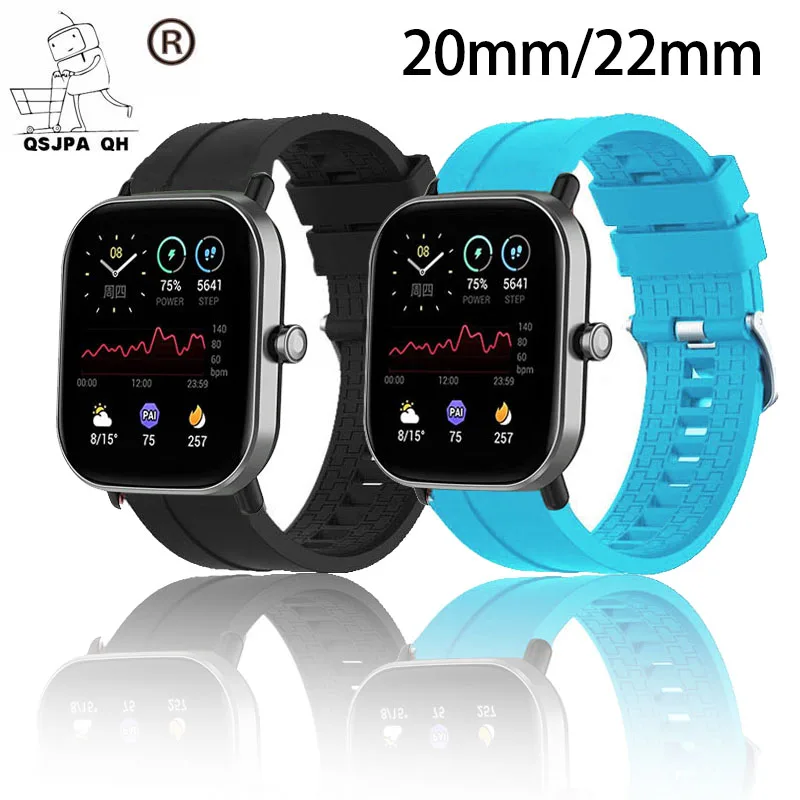 Correa Per Amazfit Gts 2 Mini Cinturino Per Samsung Galaxy Active 2 Braccialetto Intelligente Per Huawei Orologio Gt2 46Mm/Gt2E/Gt3 Pro Braccialetto