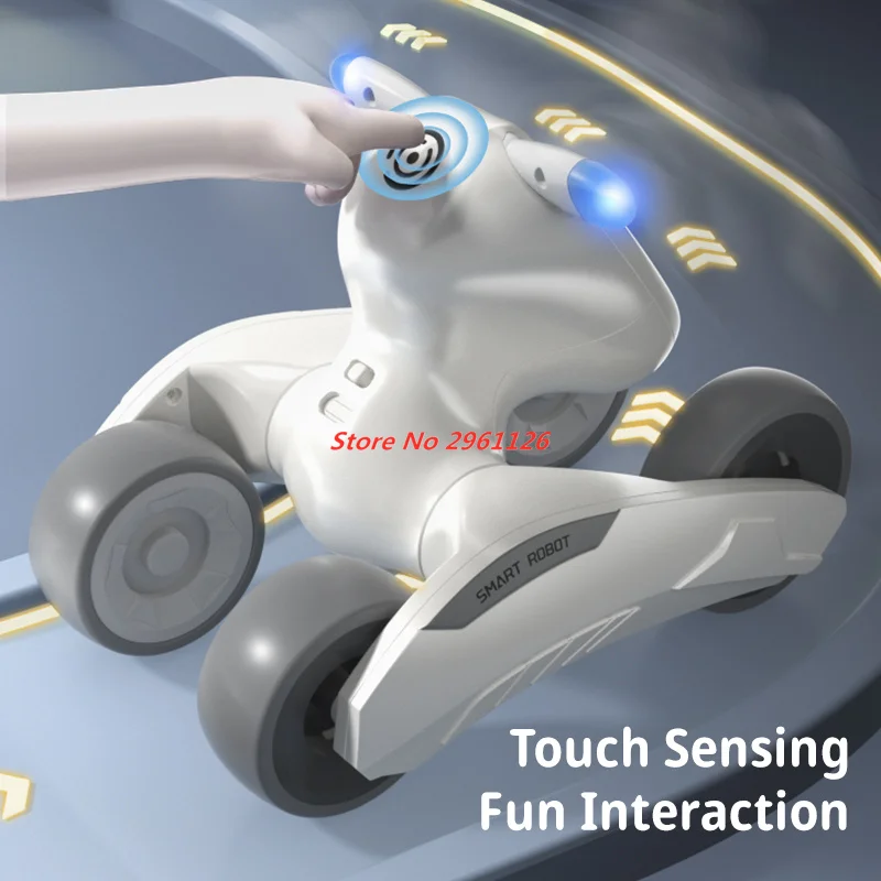 Intelligent Smart RC Robot Voice Control 2.4Ghz Walk & Dance Interactive Pet Program Robot Dog Talking RC Robot Dog Pet Kid Toy 6