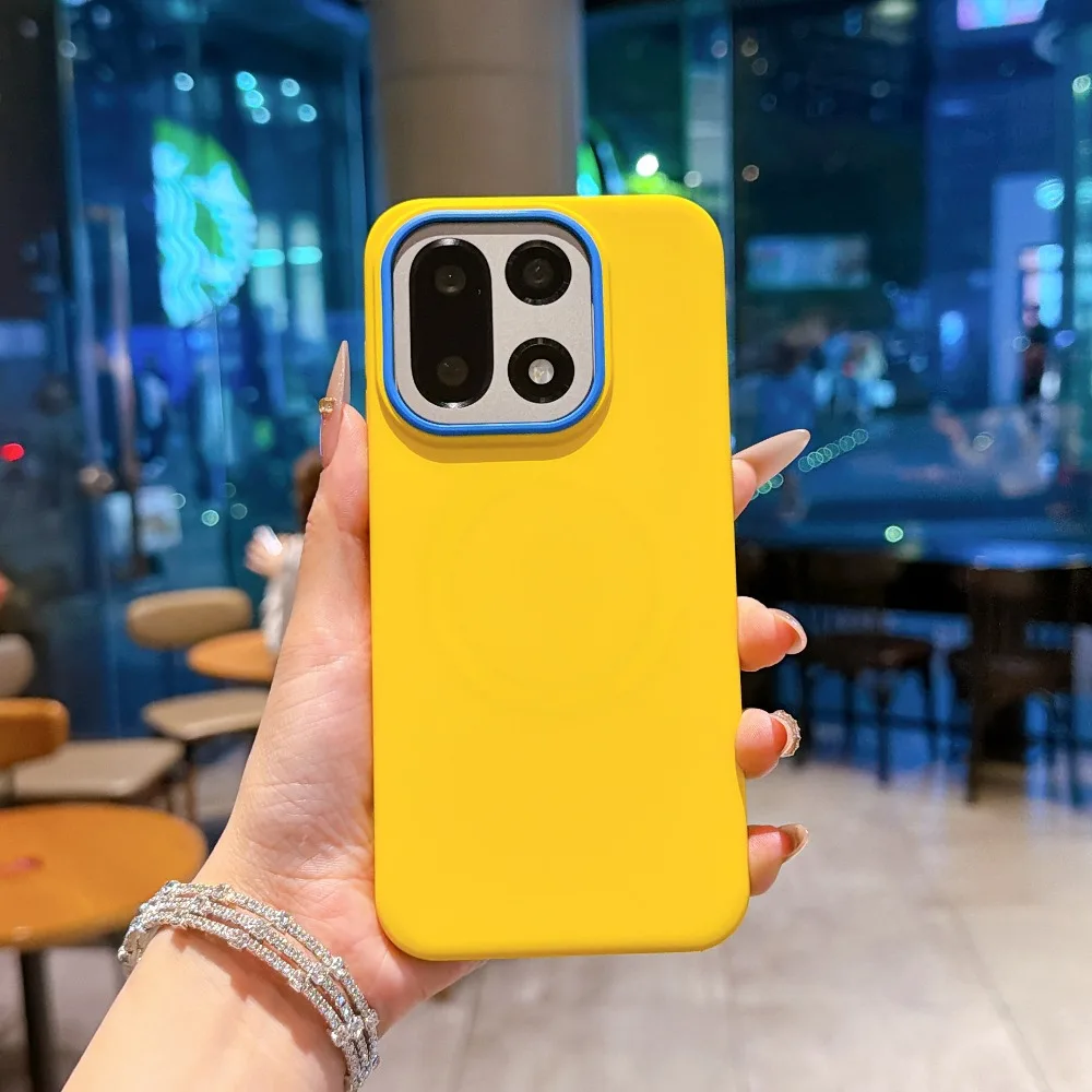 Ultra-Thin Matte Magnetic Full-Body Shockproof Luxury Blue Tone Case