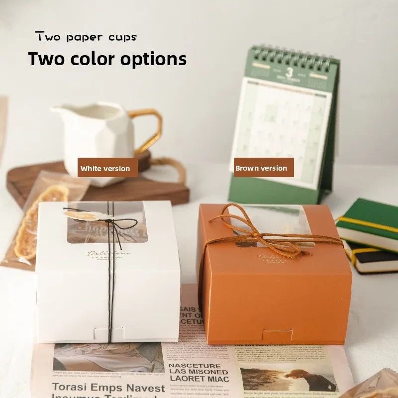 Trendy Glutinous Rice Cake Paaging Box Biscuit Cookie Box Nougat Caramel Wer Cookie Box Gift Box Small Western Pastry Box