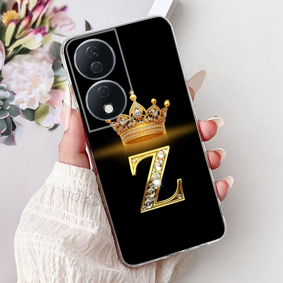 Cute Letters Soft Silicone Phone Case for Honor - Durable and Stylish Cover