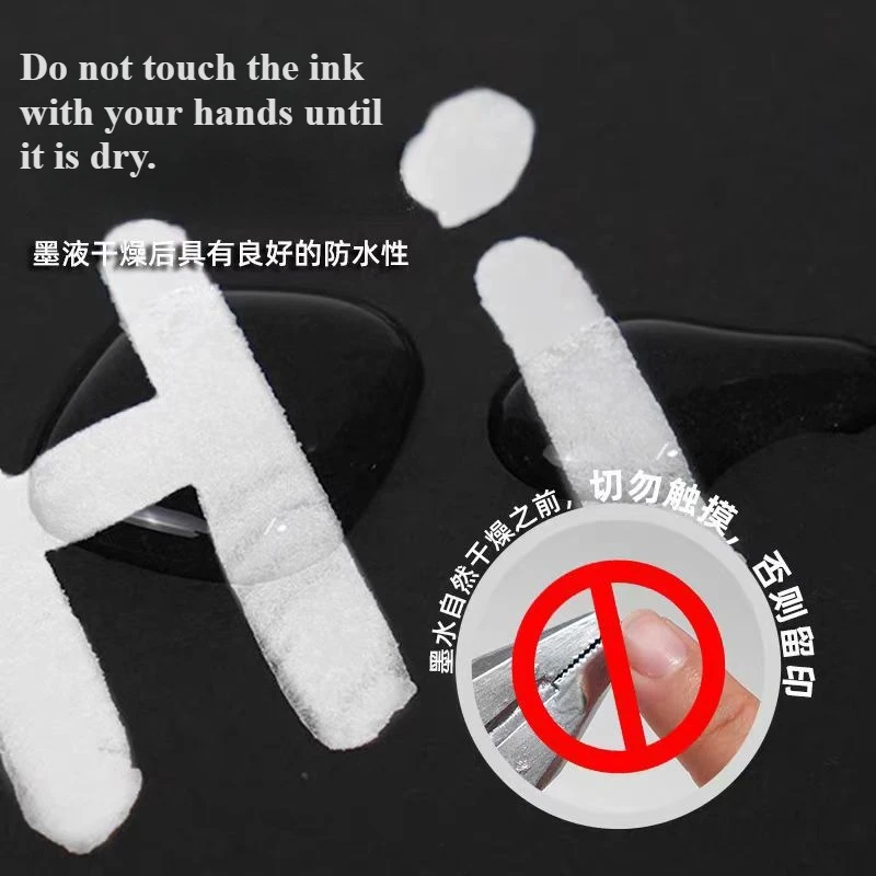 20ml 모델 골드 페인트 핸드페인팅 메탈릭 미러 수성 도금 마커 도구 터치업 페인트 펜