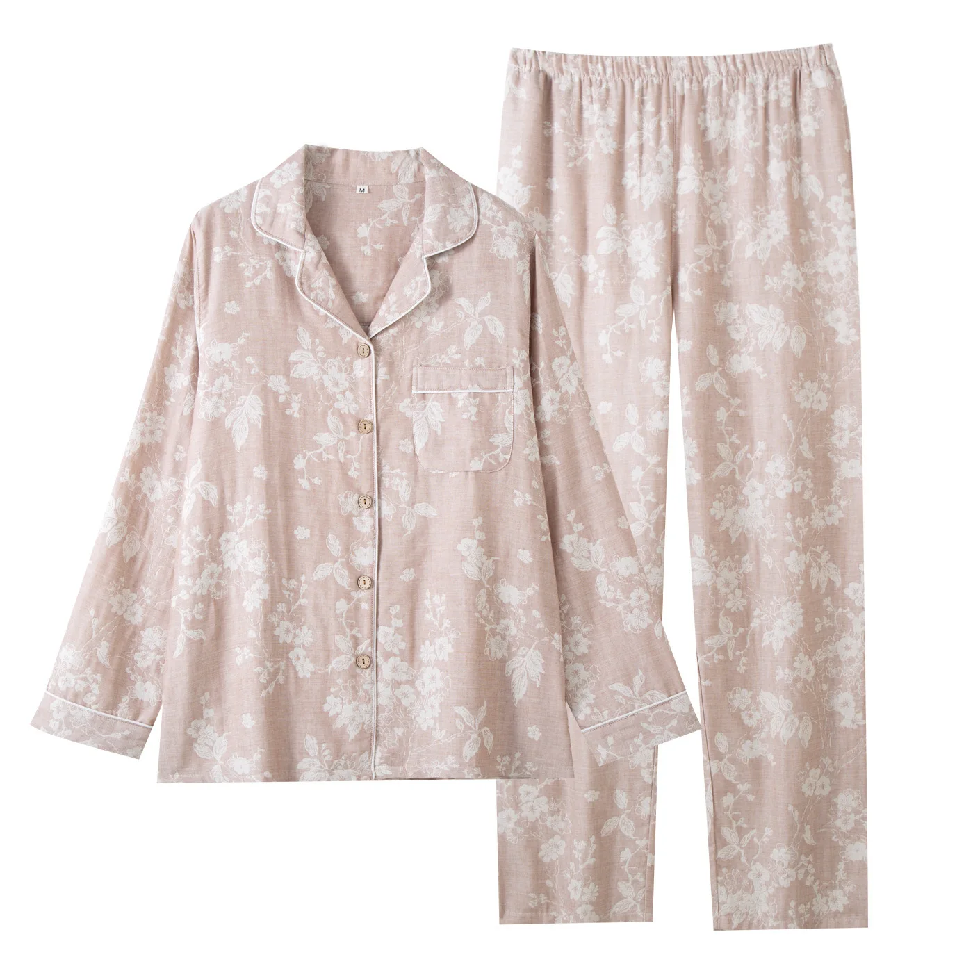 طقم منزلي نسائي قطن كتان