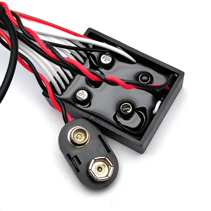 エレキベース　プリアンプ　イコライザー 配線済みアクティブベースサーキット、eqイコライザー