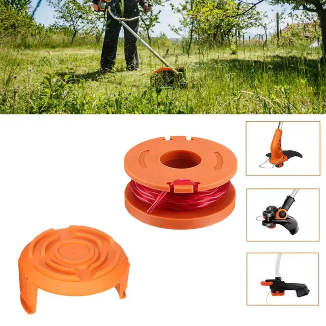 1 Beállított Gyomi Evő Húr Gyorsabb Gyorsulás Nagy Szilárdságú Redukciós Ellenállás Csere Fűnyíró Kötél Trimmer Orsó Burkolata - Image 2