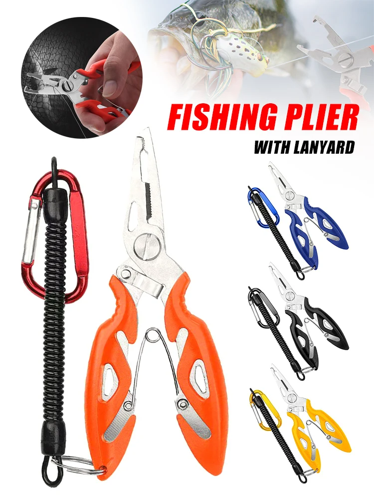 Fishing Plier Scissor Braid Line Lure Cutter Hook Remover Tackle Tool  Cutting Fish Use Tongs Black Blue Orange Yellow Scissors - AliExpress