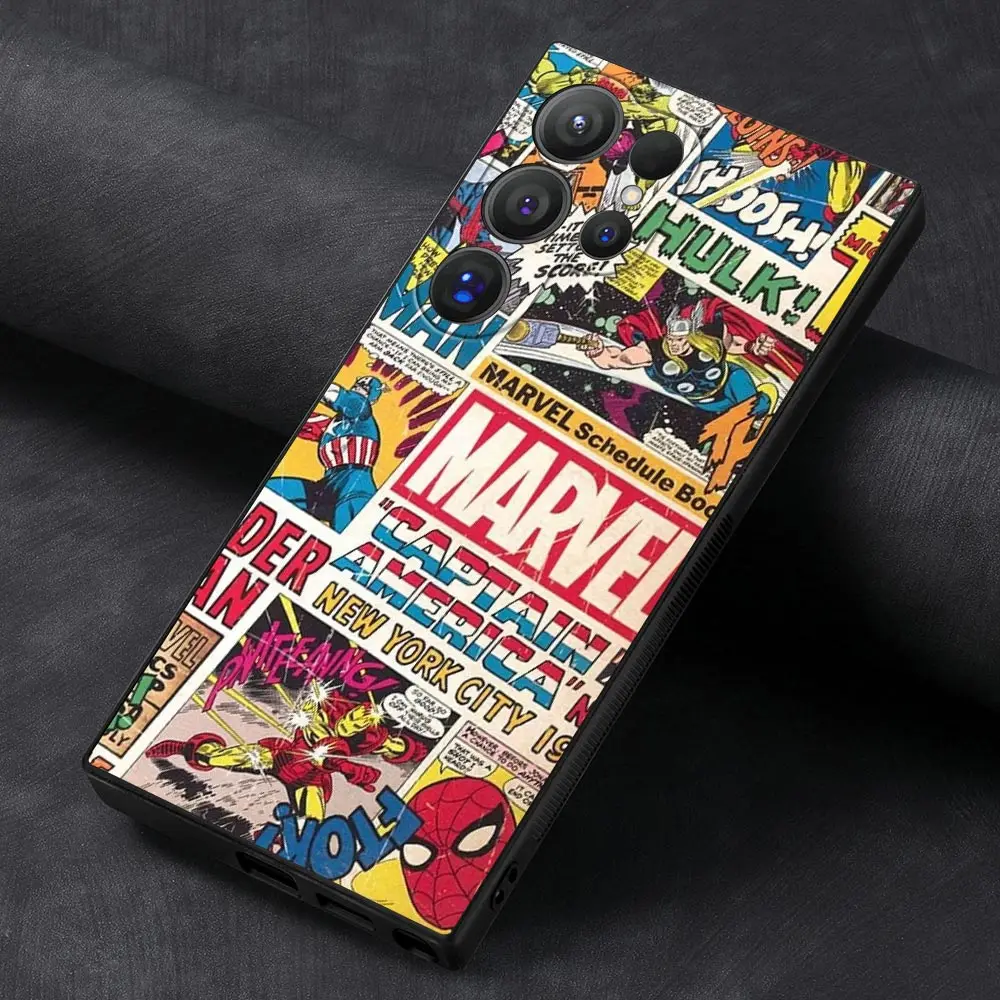 Marvel Comics Avengers Heros Logo Case For Samsung Galaxy
