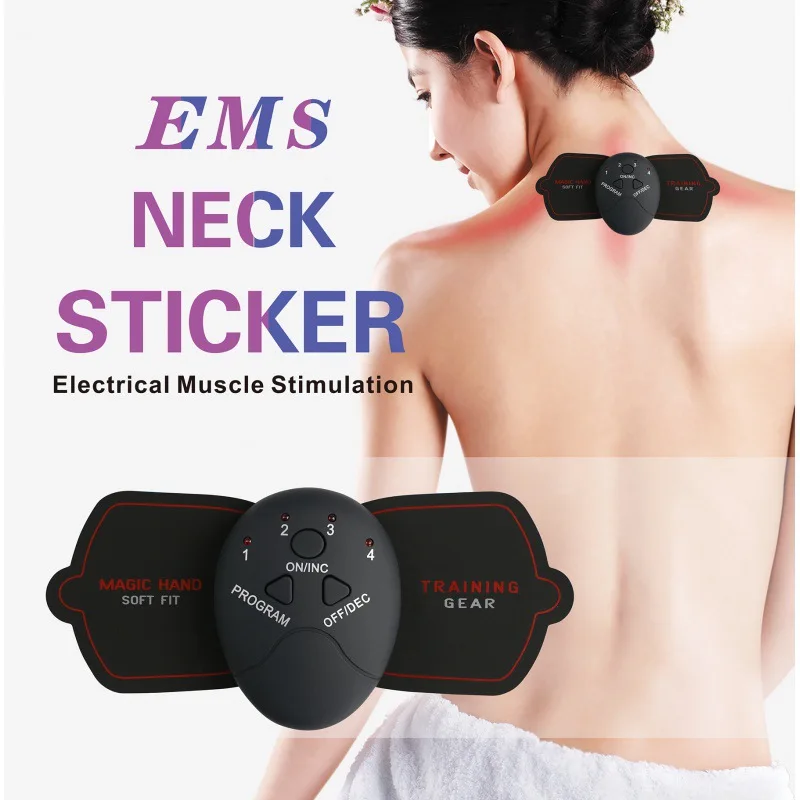 

Wireless USB Electric Frequency Pulse Massager Pads for Shoulder Neck back Arm Legs Massage Relaxation Stimulator Slimming Body