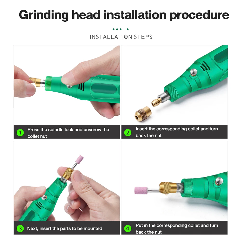 Electric Grinding Pen, Electric Mini Drill Grinder Better Control Durable  and Multifunctional Grinding Machine for Engraving for Milling for DIY