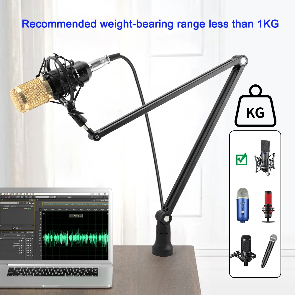 Nb-35 Pied de micro de support du bras de bureau pour les BM800 Support de  microphone avec une araignée Support Universel de cantilever - Chine  Ordinateur portable prix