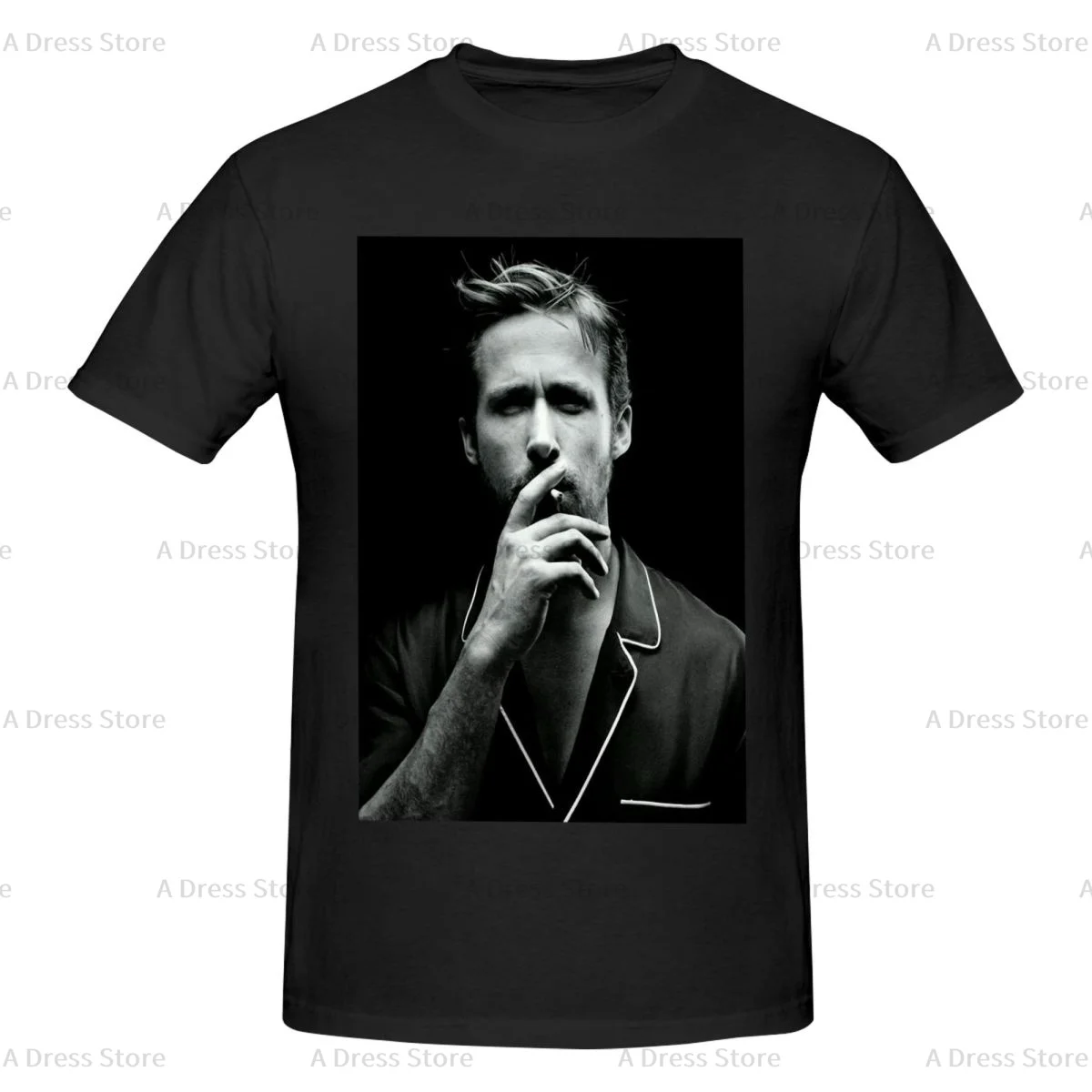 

Ryan Gosling Men's round neck T-shirt,Modern,Oversized print Tee Shirt,Short Sleeve T shirt all the year round Gift