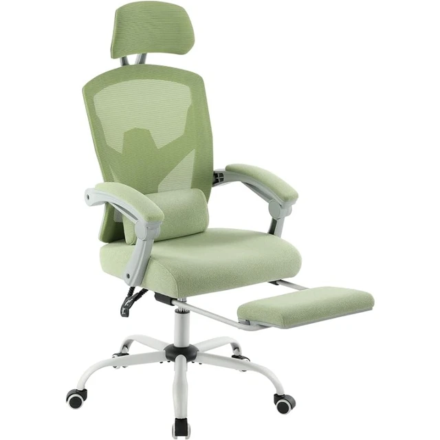 Ergonomic Office Chair, Reclining Office Chair Desk Chair with Foot Rest,  High Back Computer Chair Mesh Home Office Desk Chairs - AliExpress