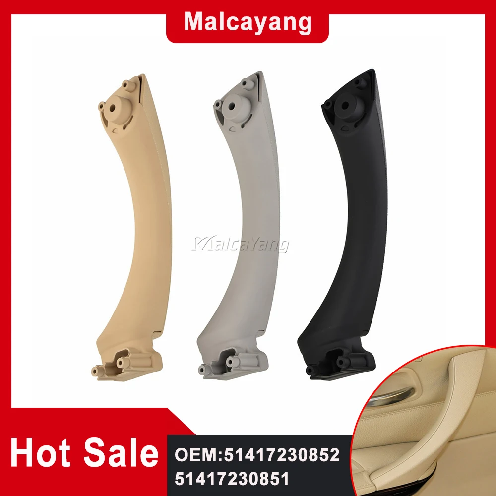 51417230851 Maniglie Interne Per Porte Interne Per Auto Pannello Trim Pull Per Bmw Serie 3 E90 E91 E92 316 318 320 Car Styling 51417230852