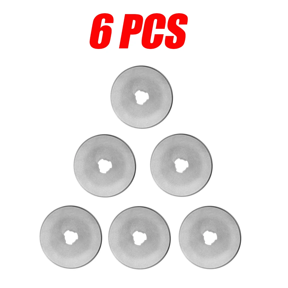 Set di taglierine rotanti da 45 mm Utensile da taglio artigianale in pelle con manico ergonomico per patchwork di tessuti fai-da-te Cucito Quilting Crafting