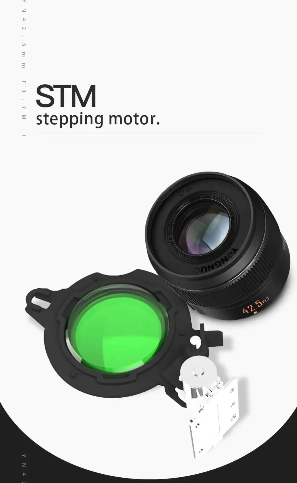 YONGNUO YN42.5mm 42.5mm F1.7M II Camera Lens F1.7 Lens For M4/3 mount Panasonic