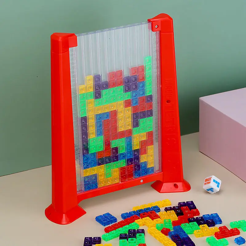 3D Three-dimensional Jigsaw Puzzle Toy Creative Desktop Game Building Blocks Tangram Math Interactive Kids Educational Toy